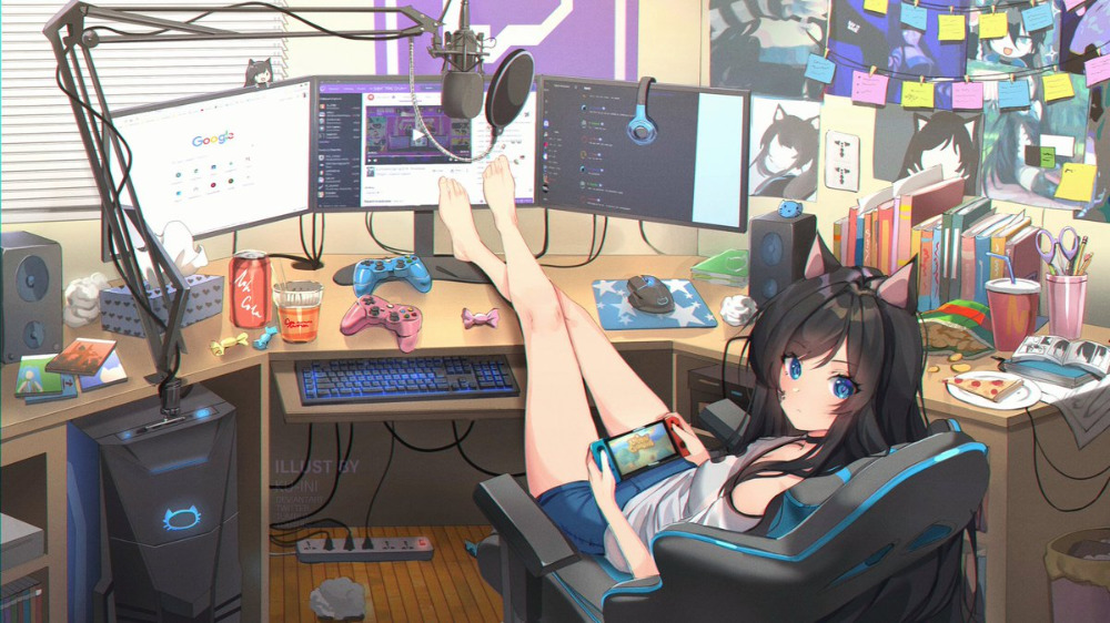 Azzyfazzy Anime Gamer Girls 9894